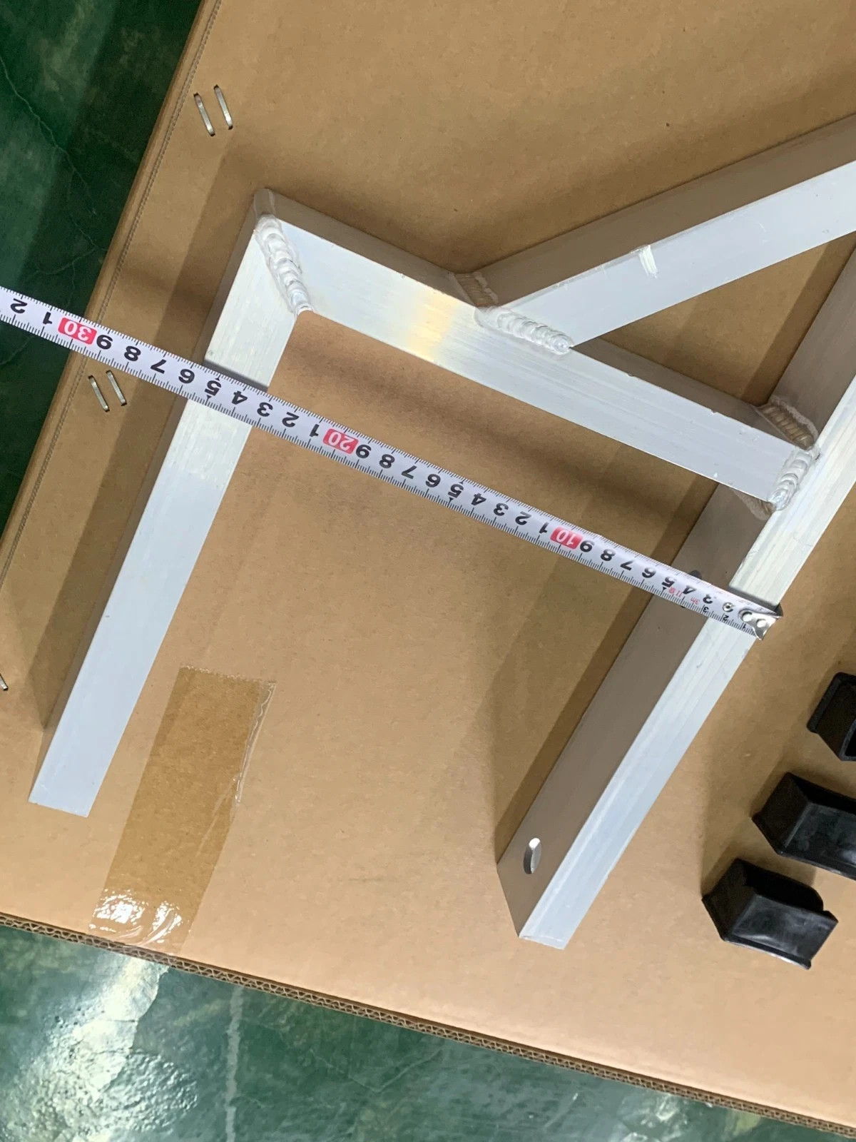 U.S Warehouse Fits Ladder Rack for Trailer,Side Mount Heavy Steel Ladder Rack