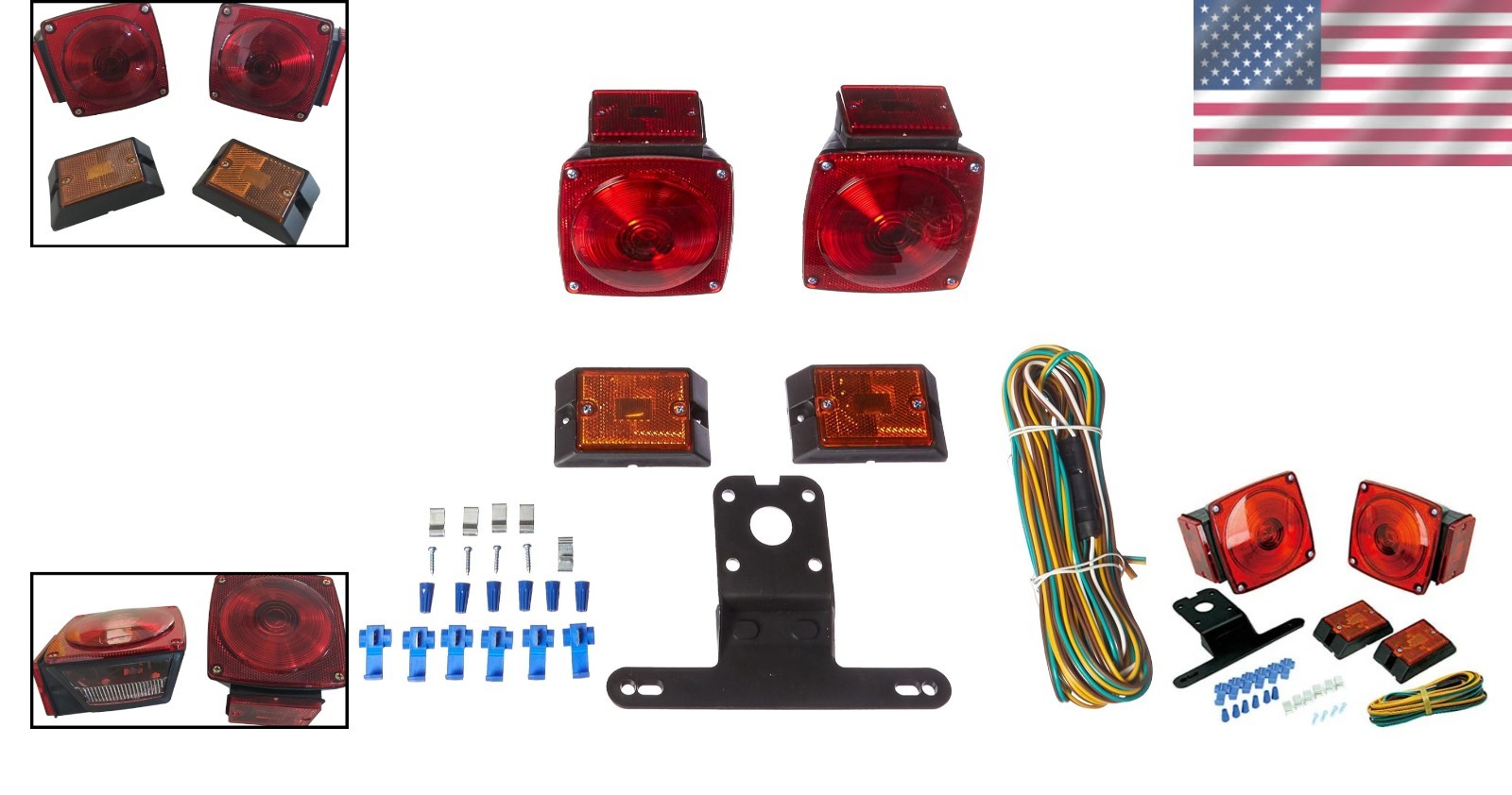 Versatile 12V Incandescent Trailer Lights – Ideal for Utility, RV, and Cargo Use
