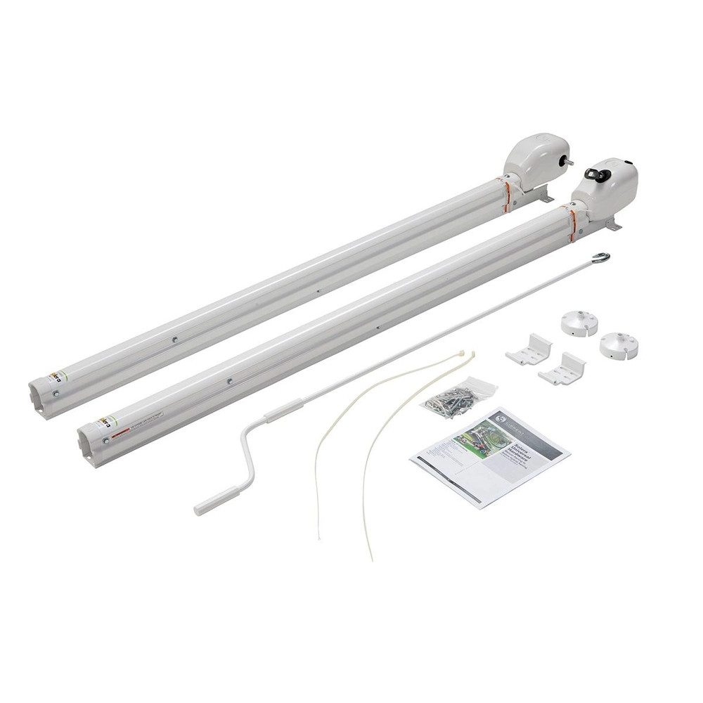 SOLERA 434728 WHITE HYBRID 69″ LONG UNIVERSAL MANUAL CRANK STYLE AWNING ARM RV