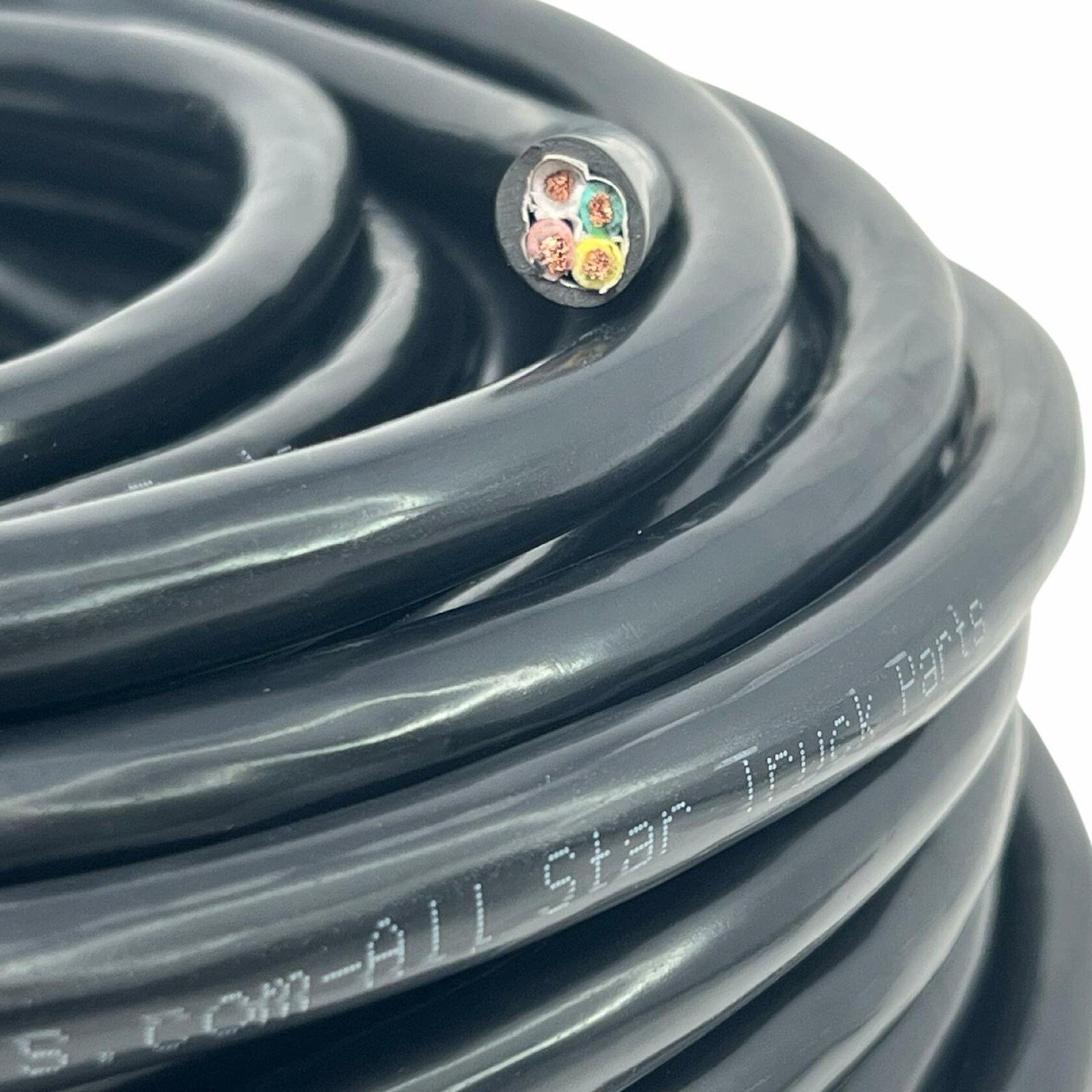 Heavy Duty 14 Gauge 4 Way Conductor Wire RV Trailer Cable Cord 100% Copper