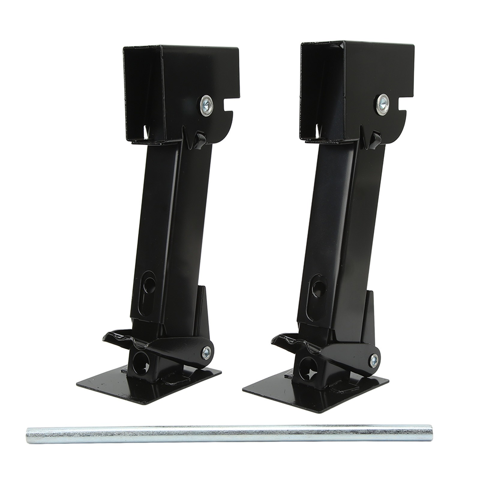 2PCS Stabilizer Jack Iron 650lb Support 1000lb Lifting Capacity Telescoping SU2