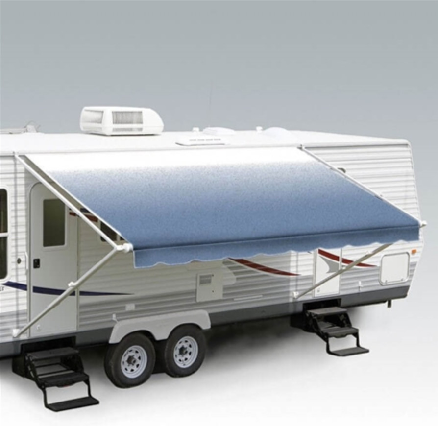 Carefree RV Awning Vinyl Fabric 19′-2″ – #JU206C00 – Blue Shale Fade – See Notes