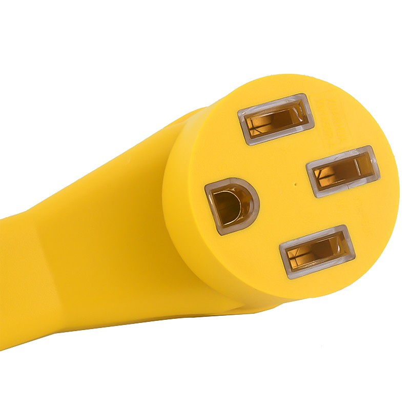 30 Amp Male to 50 Amp Female Dogbone Adapter RV Electrical Converter Cord Cable