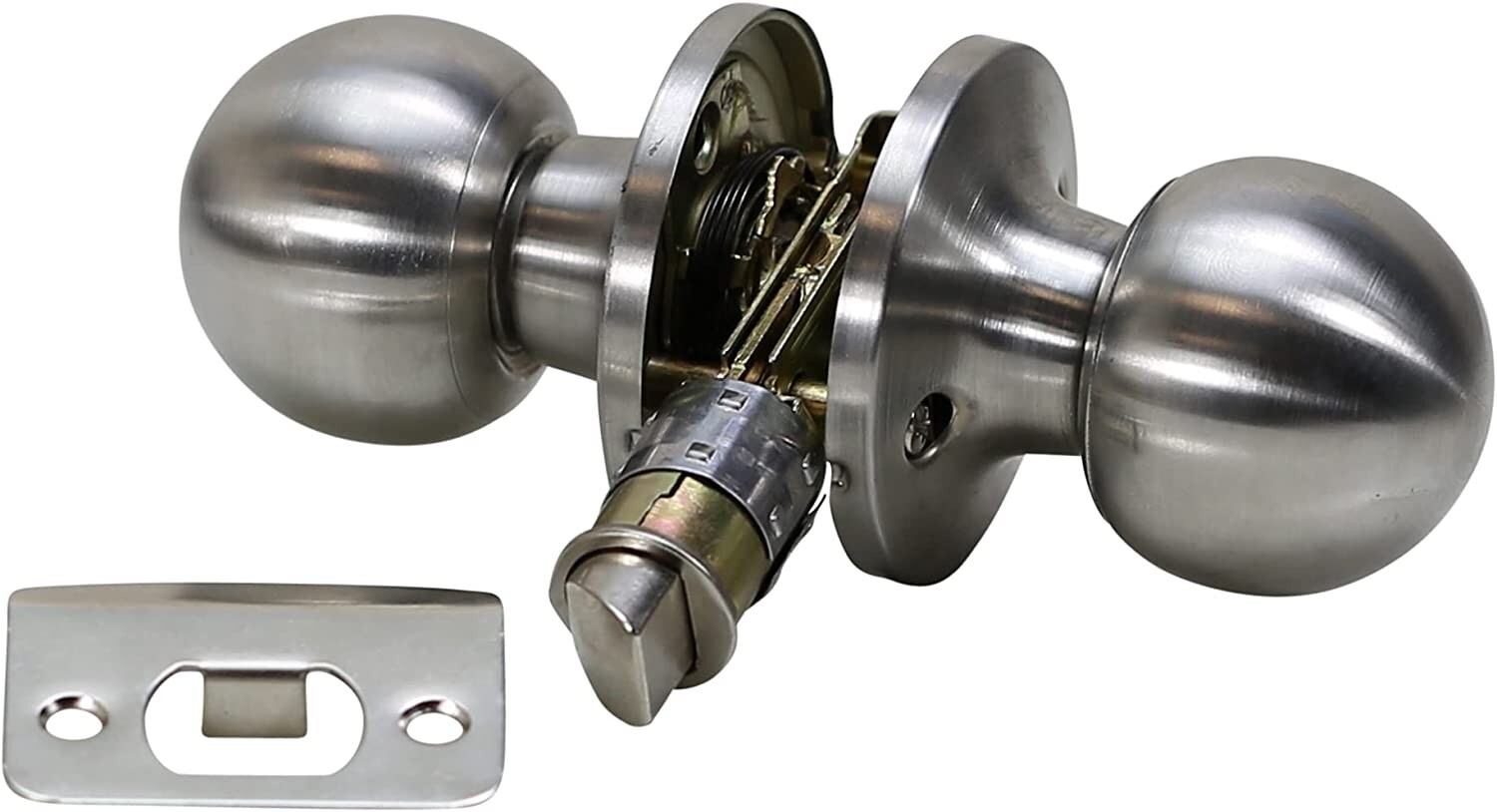 Lockset for RV – Style 2 – Ball Shape – (Passage | Matte Black)