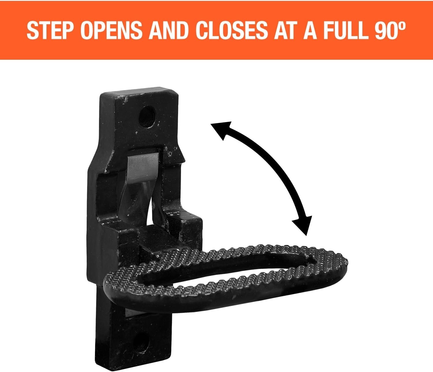 Folding Safety Step and Grab Handle – Black E-Coat, Universal Fit for Trucks …