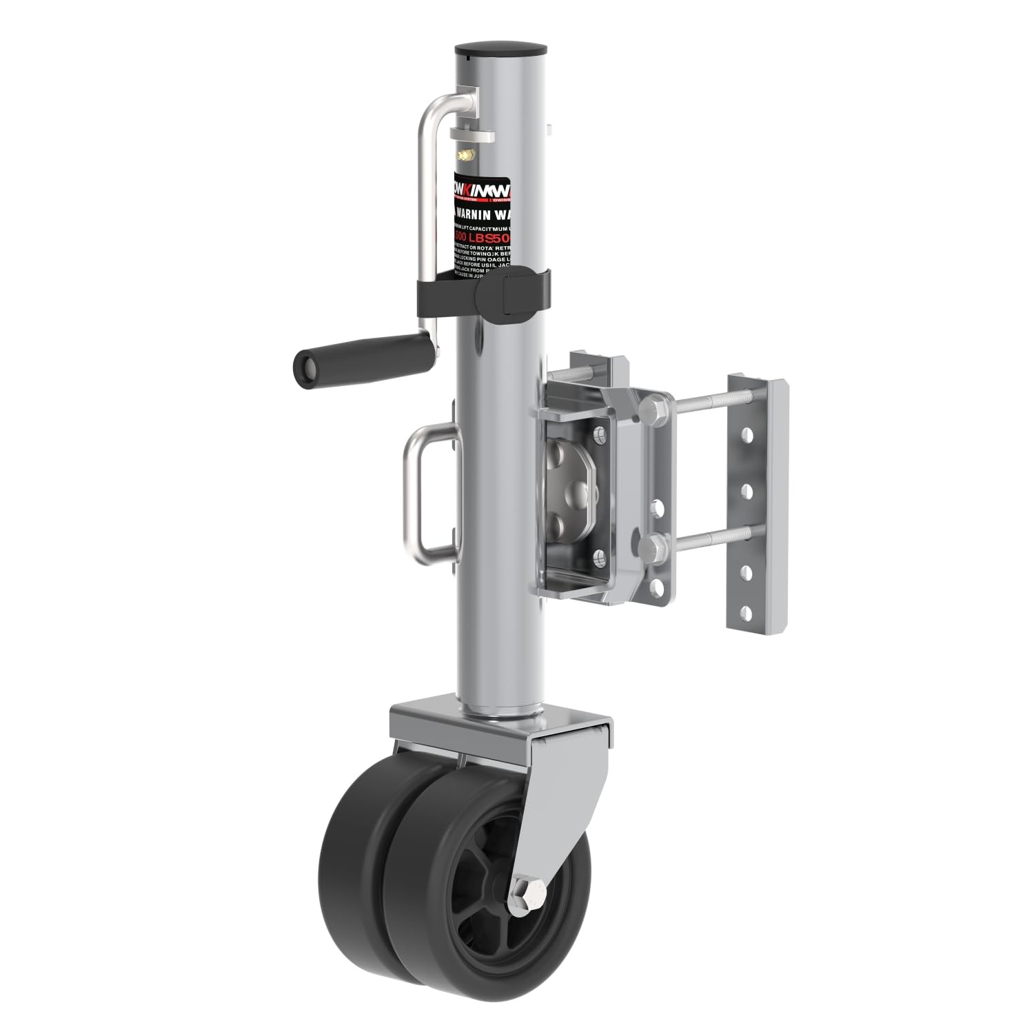 TOWKING 2000 lb Boat Trailer Jack 10in Lift Bolt~On for RV & Boat Silver