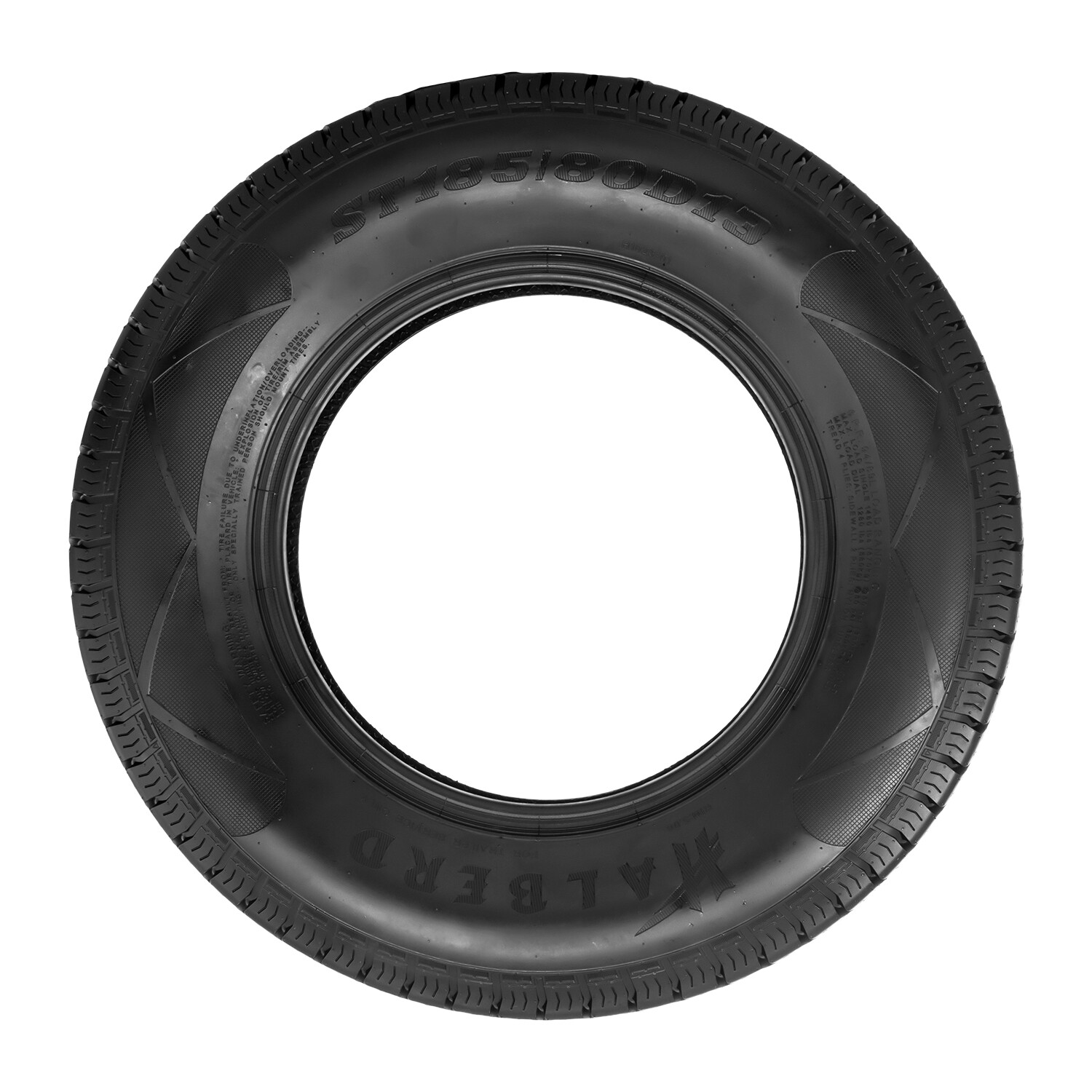 Set 2 185 80 13 Trailer Tires 6Ply Heavy Duty ST185/80D13 185/80/13 Replace Tire