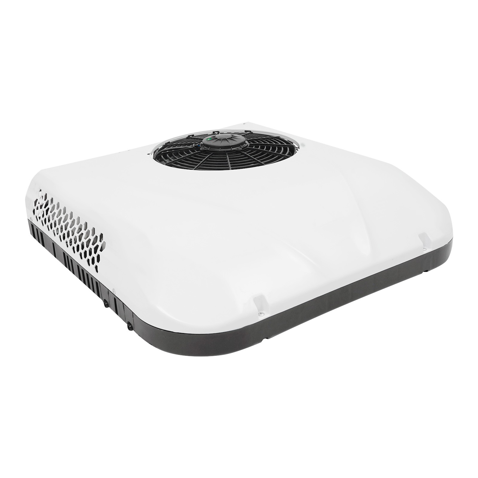 White RV Heating and Cooling Air Conditioner, 12V Air Conditioner for Motorhomes