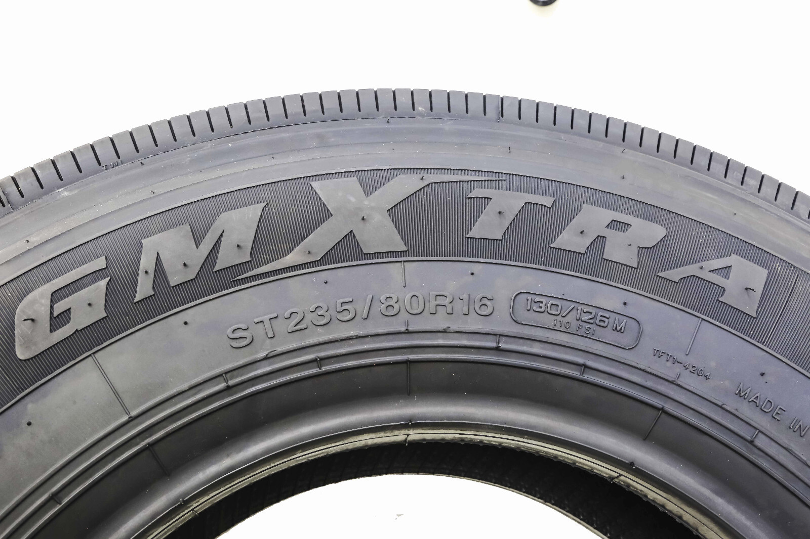 GREMAX ST235/80R16 Radial Trailer Tire All Steel 16-ply LR H 130/126M, Set 4