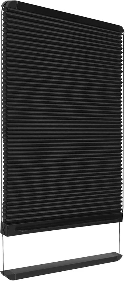 Compatible with Lippert RV Door Window Thin Shade 12″W x 21″H, Black