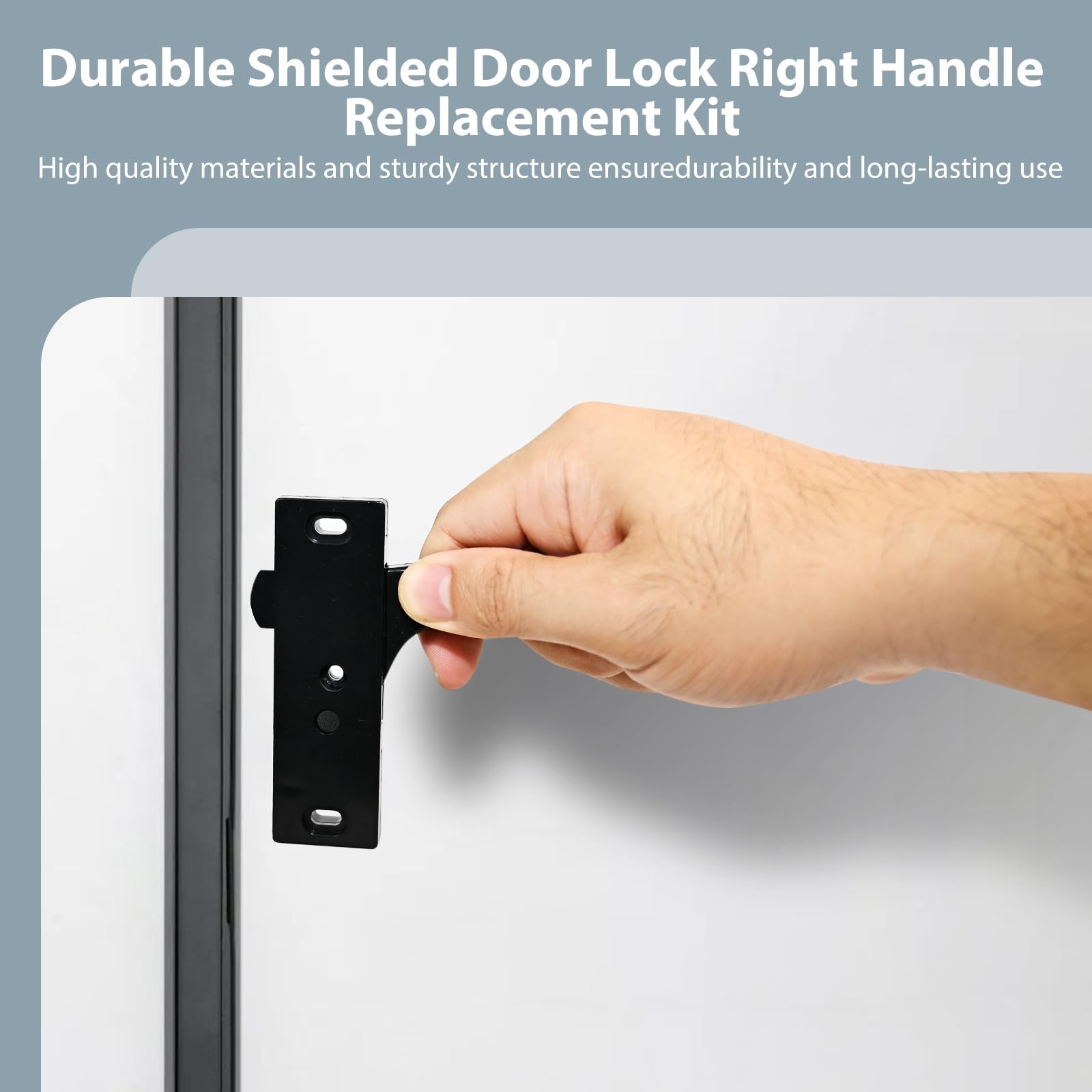 Replacement Kit for RV Screen Door Lock – Heavy-Duty Right Hand…