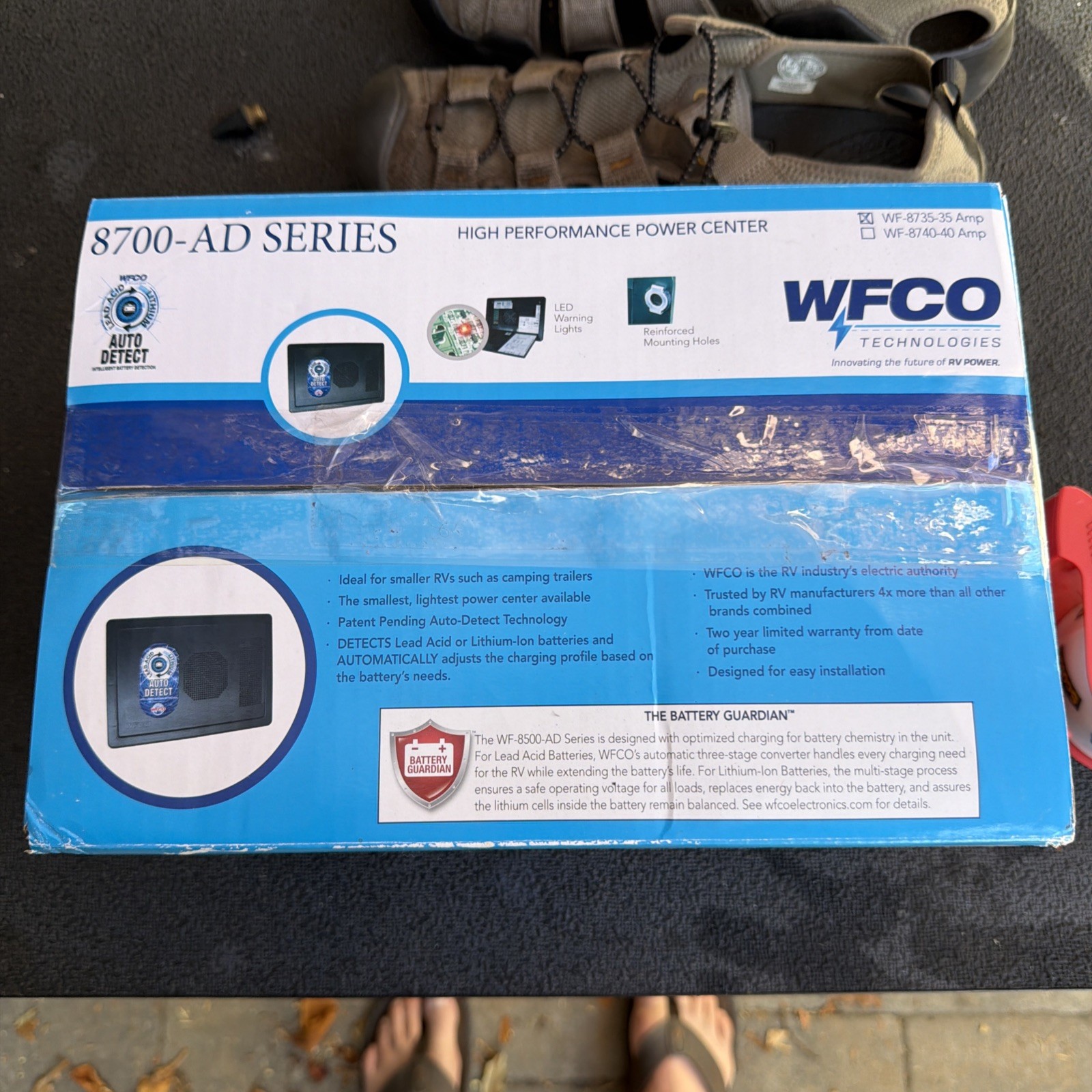 WF-8735-AD Auto-Detect Series Converter/Charger – 35 Amp, 105-130 VAC (11-C2)