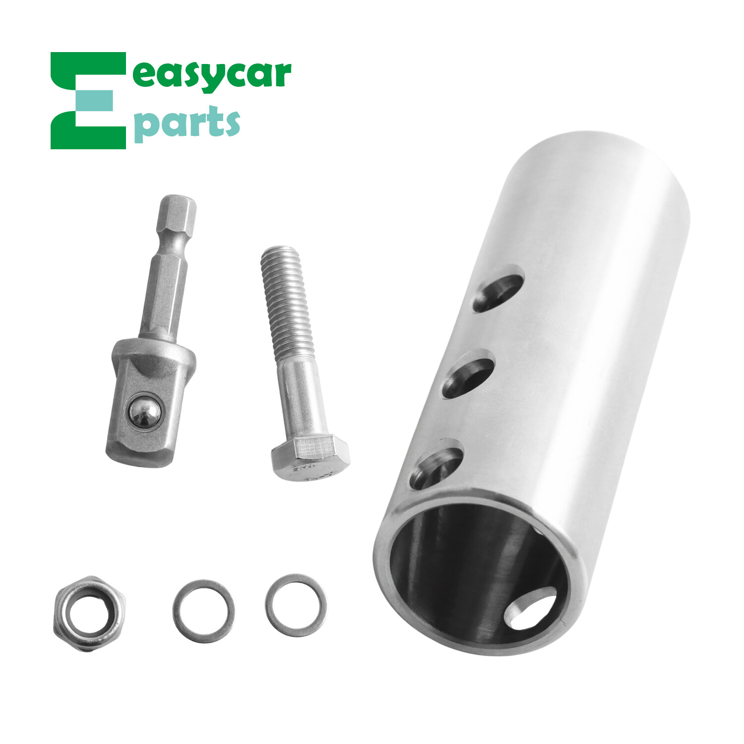 Trailer Jack Power Drill Adapter w/1/2 Inch Socket Bit for 1 in Jack Drive Shaft