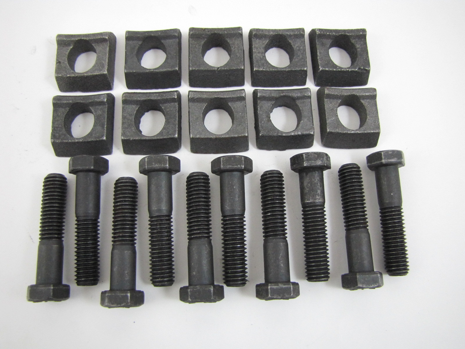 Mobile Home Wheel Rim Clamp & Bolt “10 Pack” Wedge Lowboy Construction Trailer