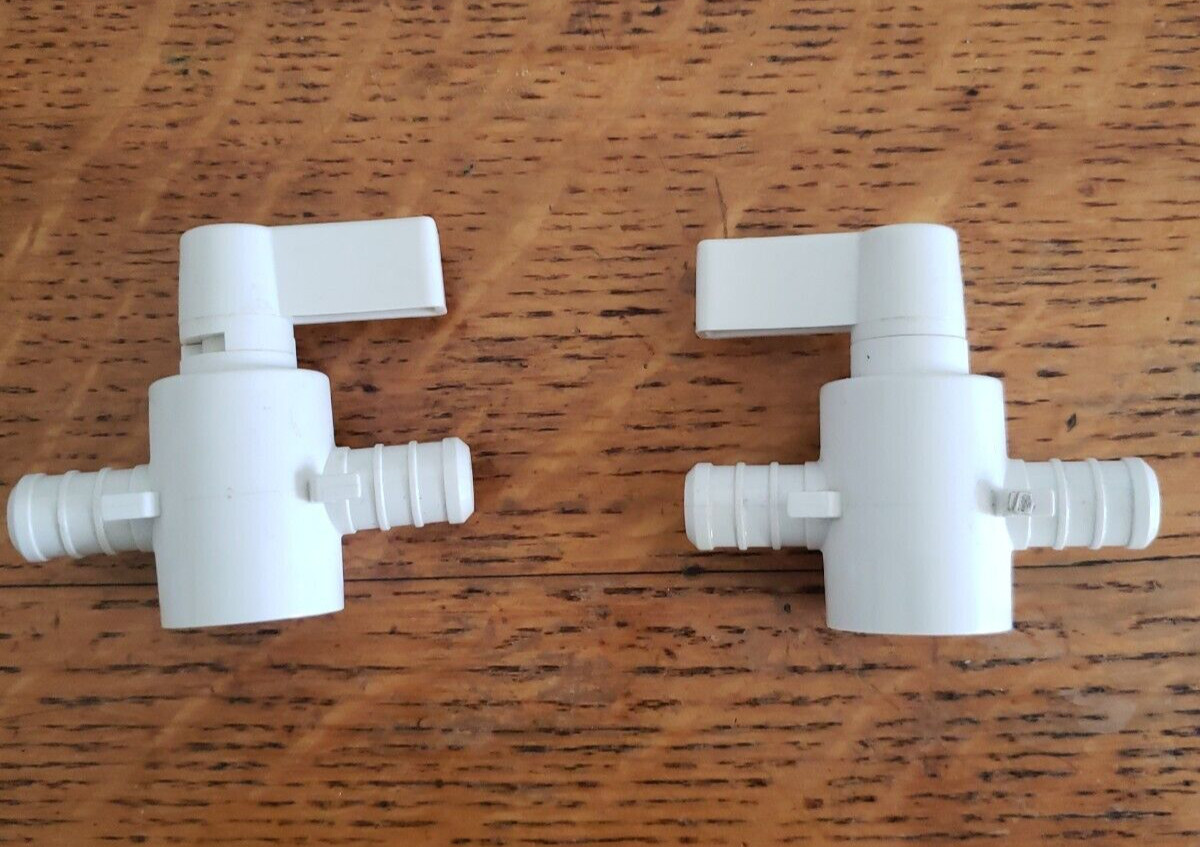RV 1/2″ by 1/2″ Shut Off Valve for Water Heater 2 pack