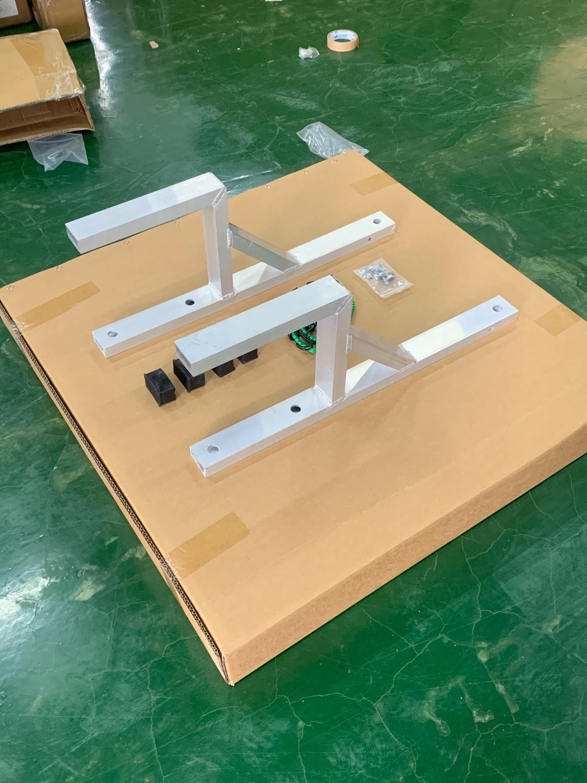 U.S Warehouse Fits Ladder Rack for Trailer,Side Mount Heavy Steel Ladder Rack