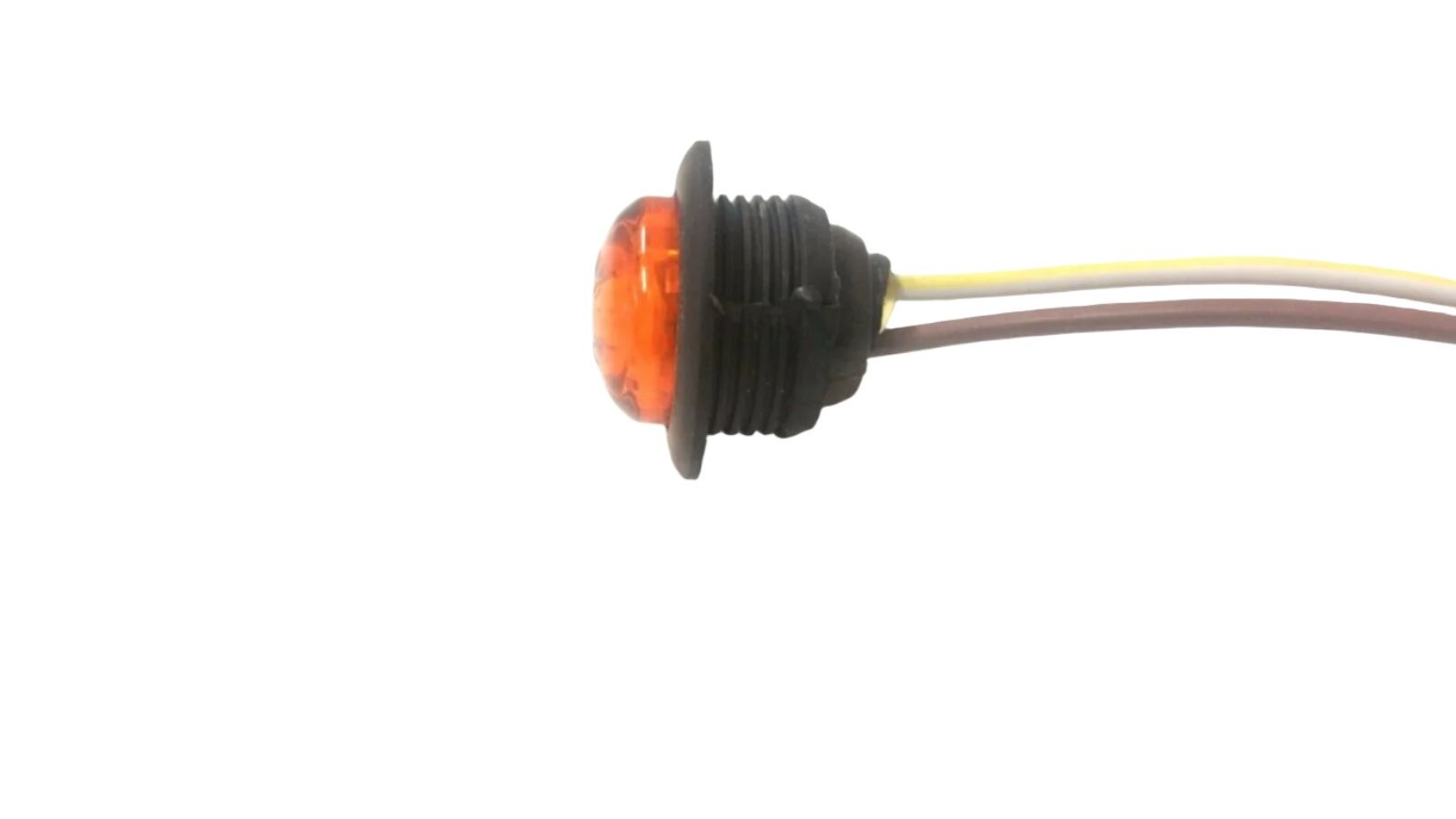 3/4″ Amber LED Clearance Marker Light Truck Trailer PC Rated Sidemarker