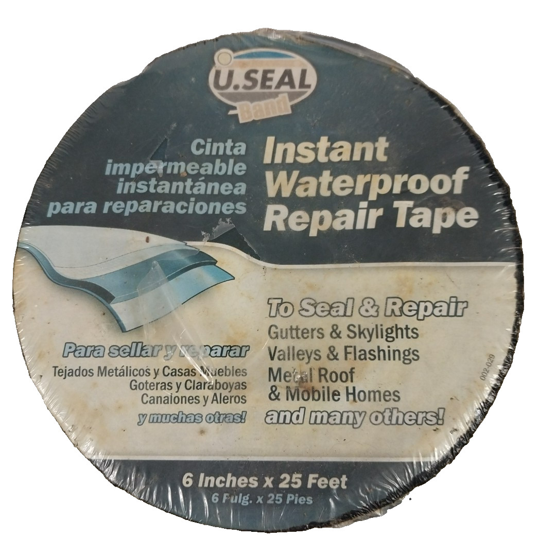 Roof Seal Tape, Aluminum, 6-In. x 25-Ft.