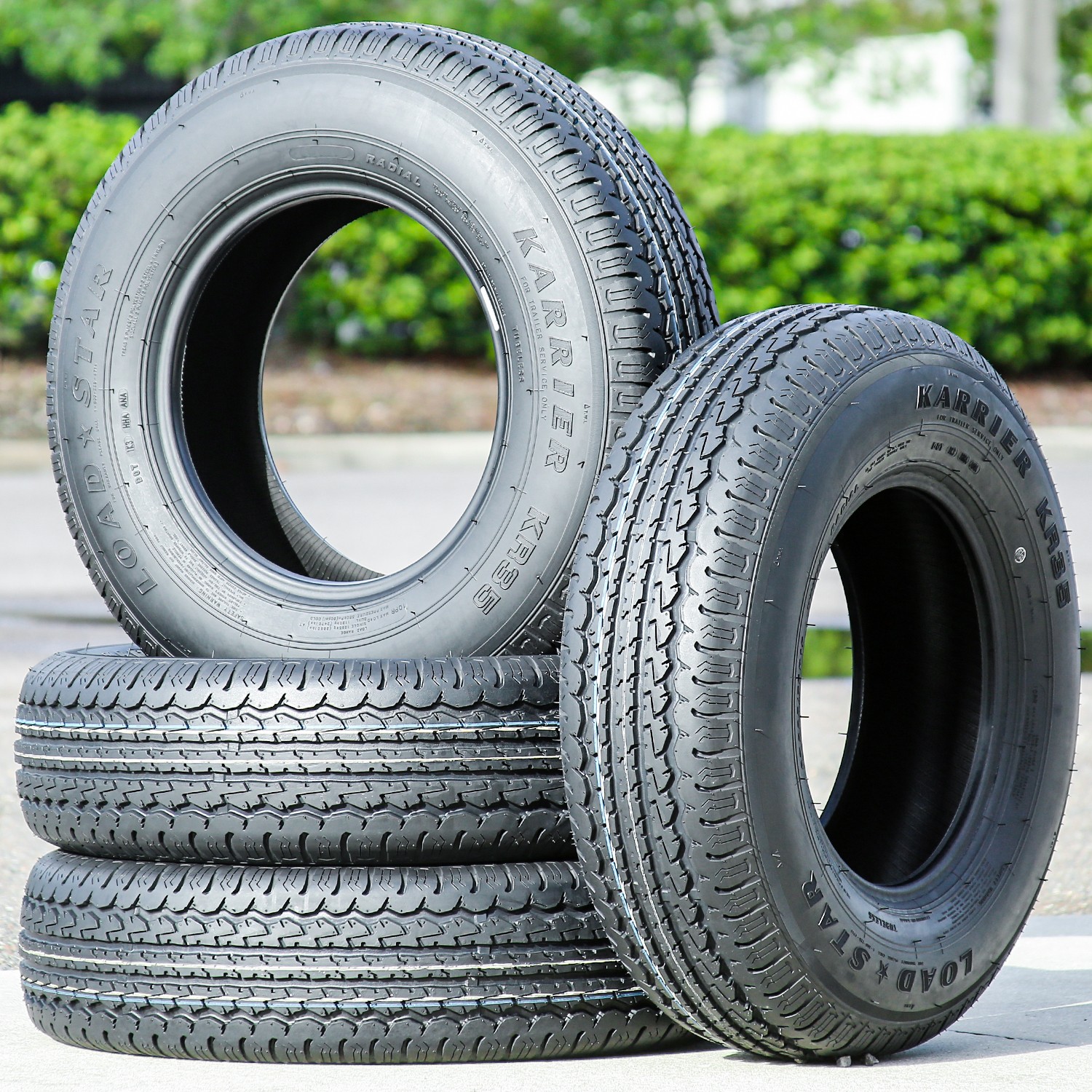 6 Tires ST 235/80R16 Kenda Loadstar Karrier KR35 Trailer 124/121N E 10 Ply