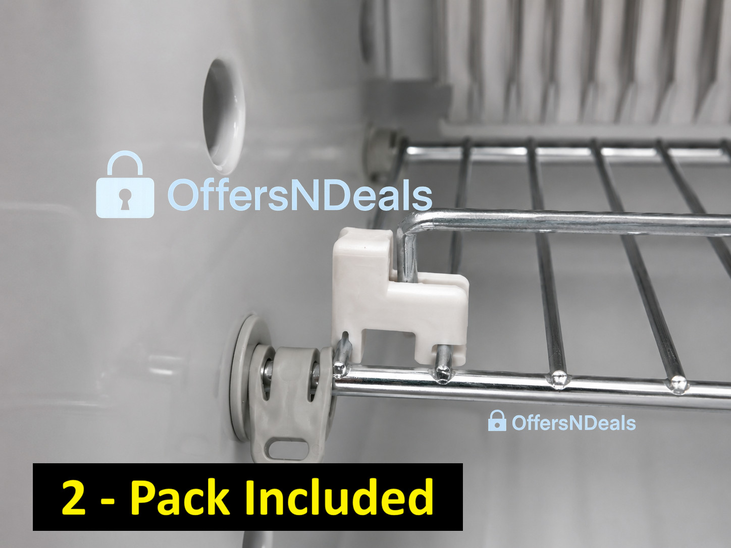 [2 Pack] Fridge Shelf Wire Rack Holder Bracket 2930693045 FITS DOMETIC RV fridge