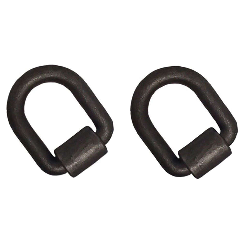 (2 Pack) 1″ Heavy Duty Weld-On Forged D Ring 47,000 Lbs