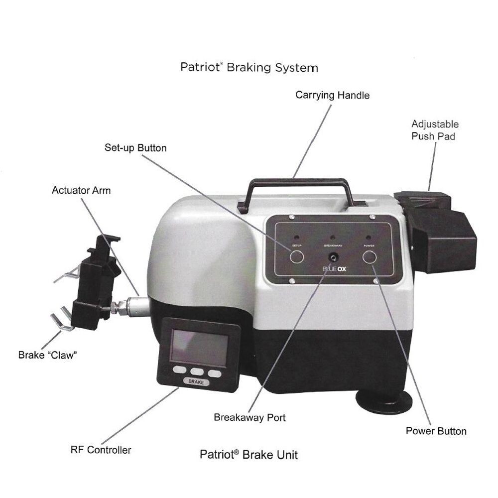 Blue Ox Patriot (BRK2022) Towed Vehicle Brake System – Radio Frequency (BRK2022)