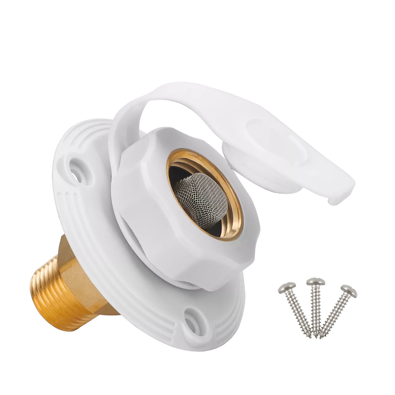 Water Inlet Valve Hatch Gravity Fresh Water Fill For Car RV Camper Trailer 2.8″
