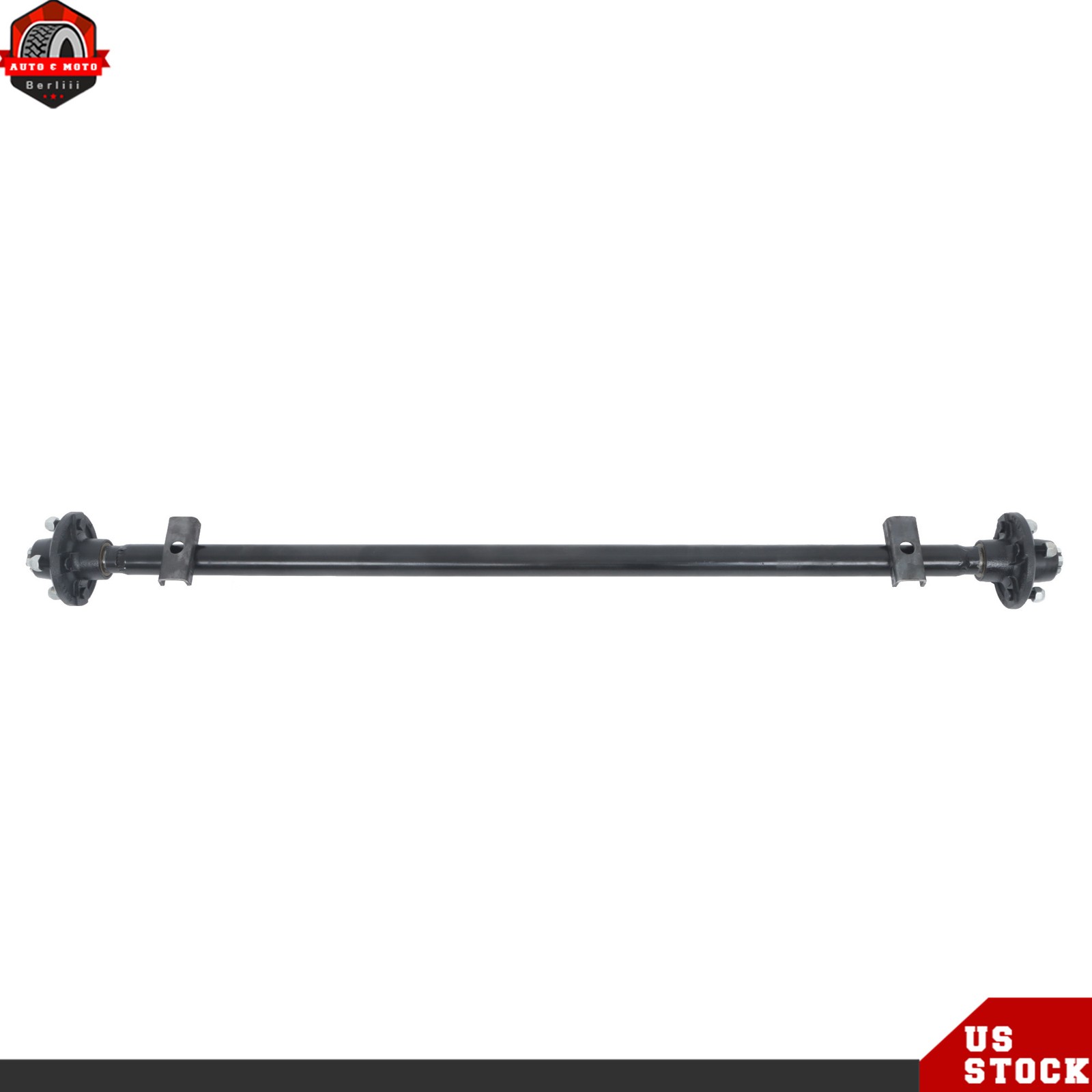 2000lbs Trailer Boat Axle 4 Lug Idler 44″/47.5″/54″/57″/58″/60″/71″/72″ Hub Face