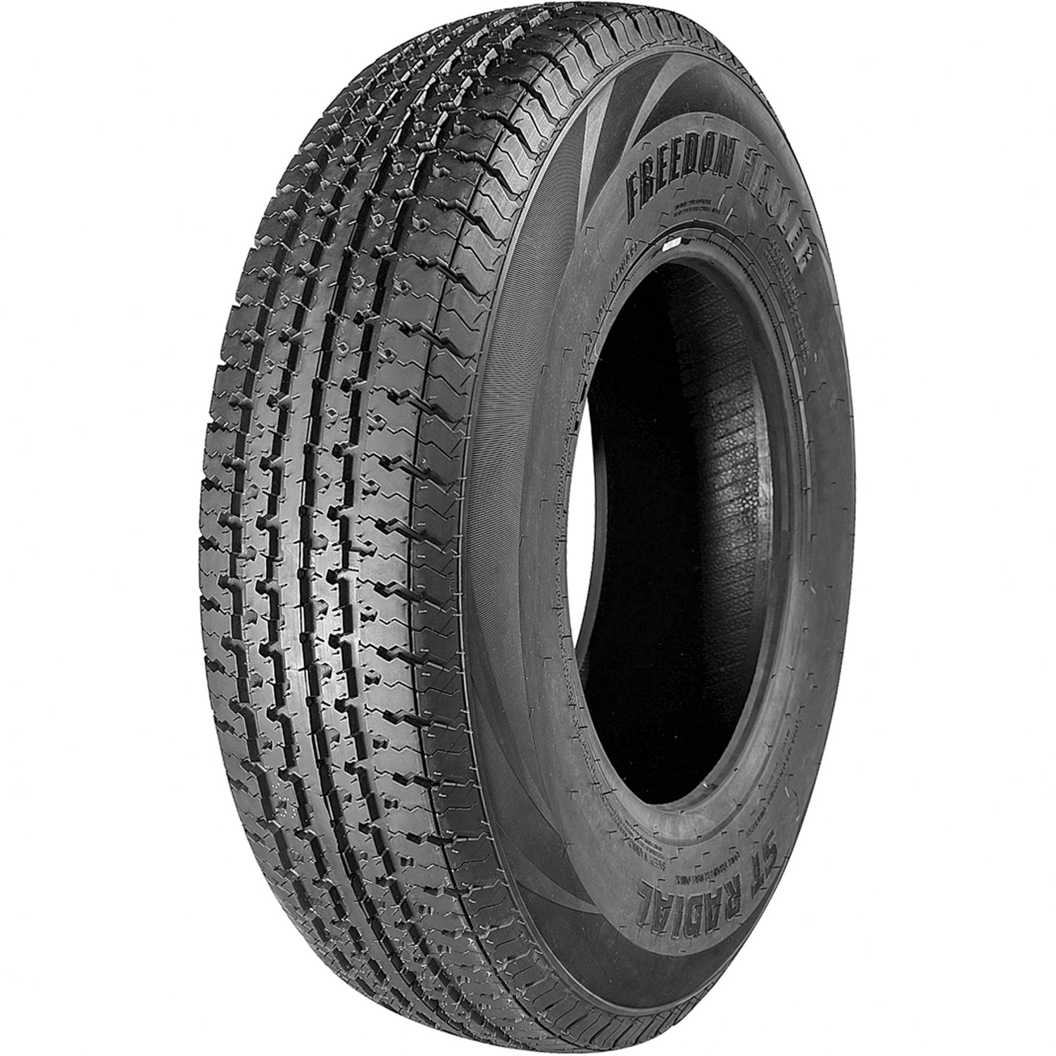 5 Tires 235/85R16 128/124N 12 Ply Freedom Hauler ST Radial Steel Belted Trailer