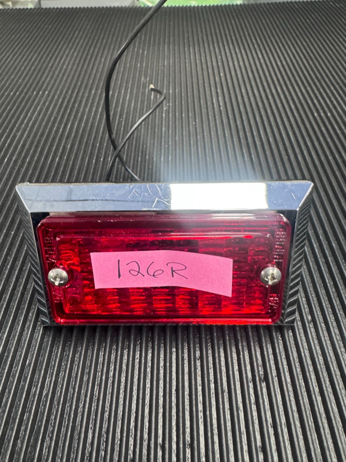 RED MARKER LIGHT SQUARE 126R NEW TRAILER LIGHTS Qty. 1