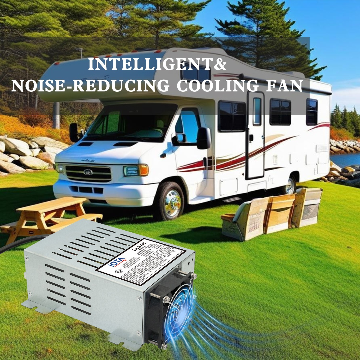 IOTA DLS Series DLS-30 30 Amp Converter and Charger