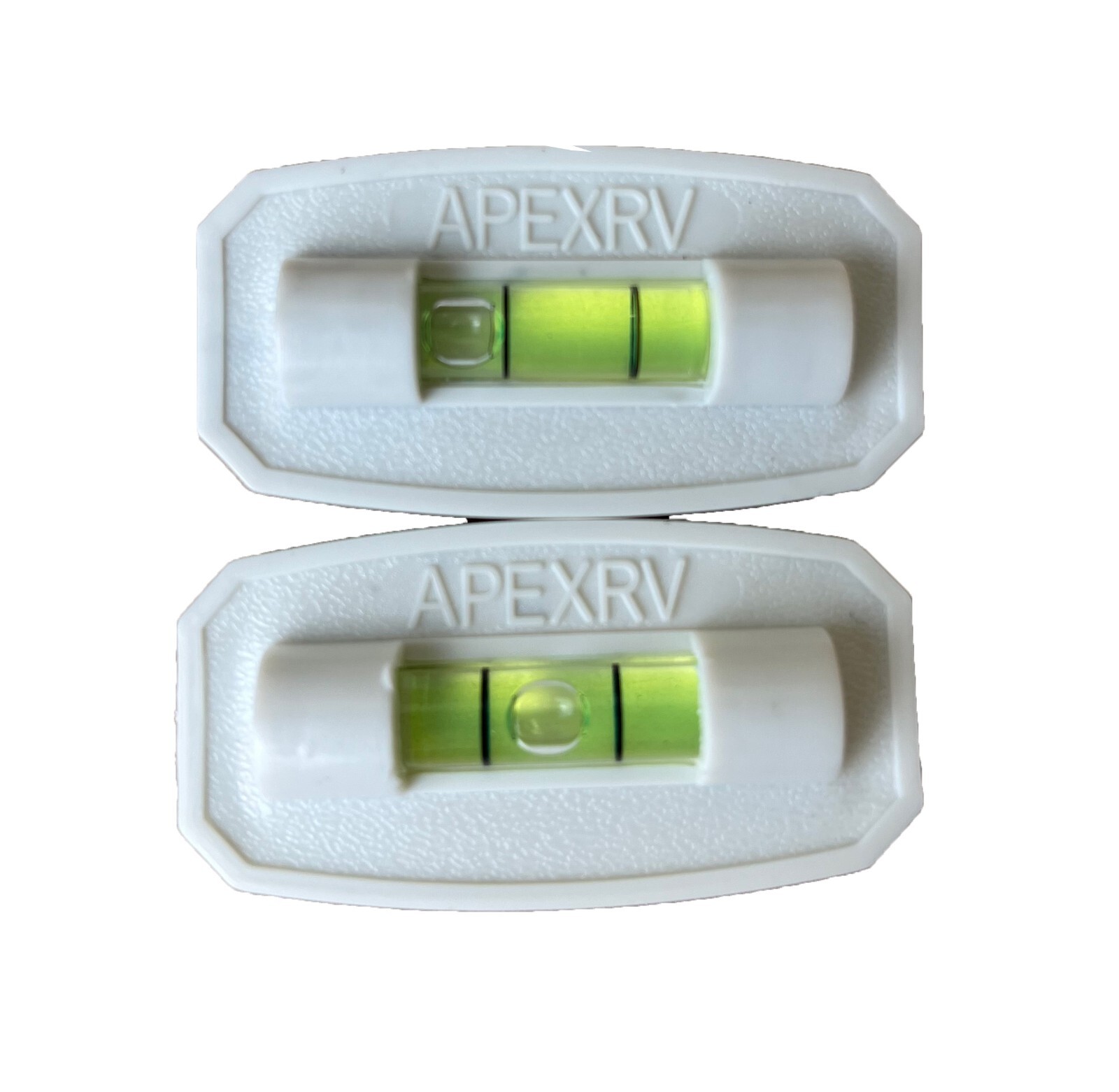 APEX RV Multipurpose Bubble Level Stick On Level,for RV, Camper, Trailer, 2 Pack