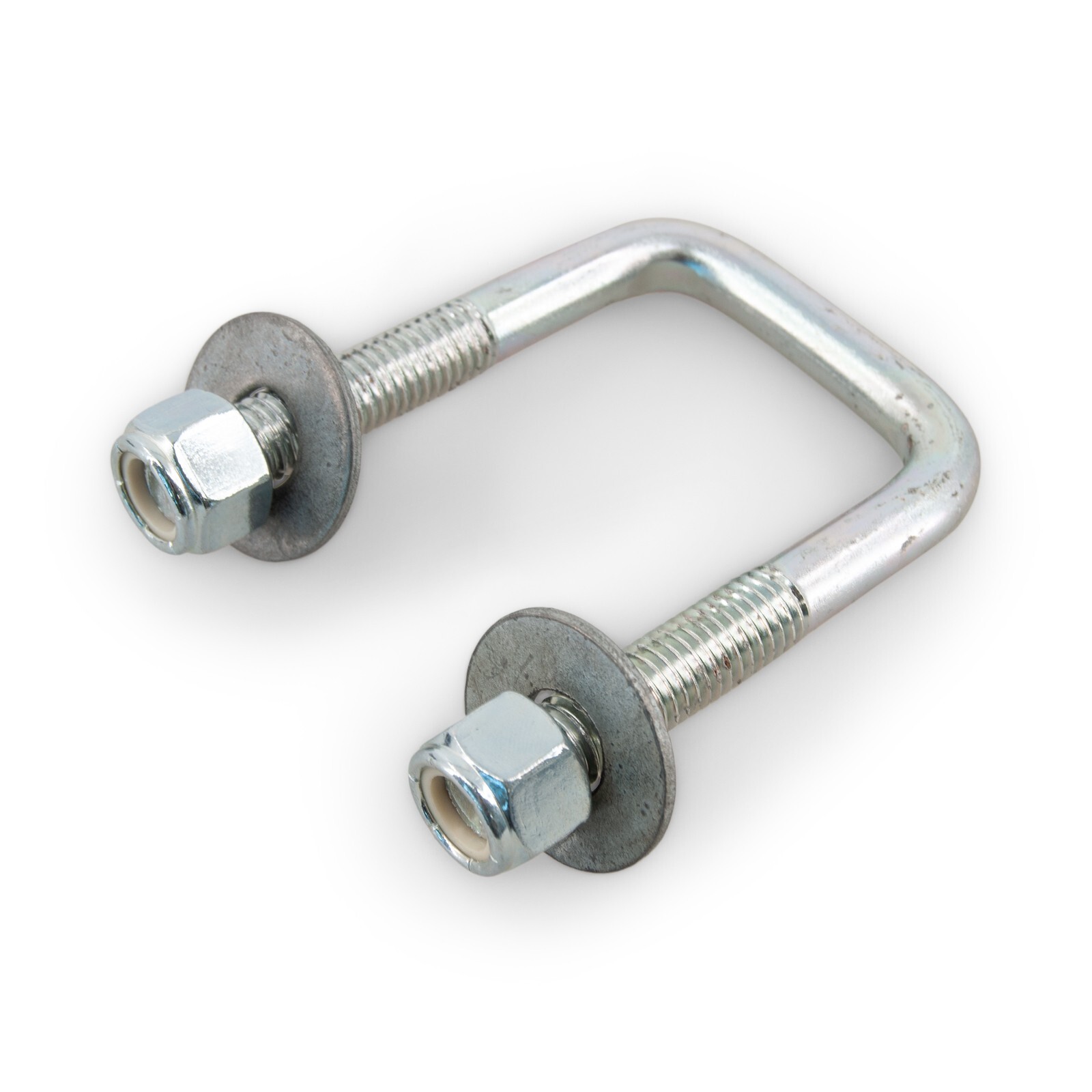 Zinc Plated Square Trailer U-Bolt 1/2 inch x 2 inch x 3 1/2 inch