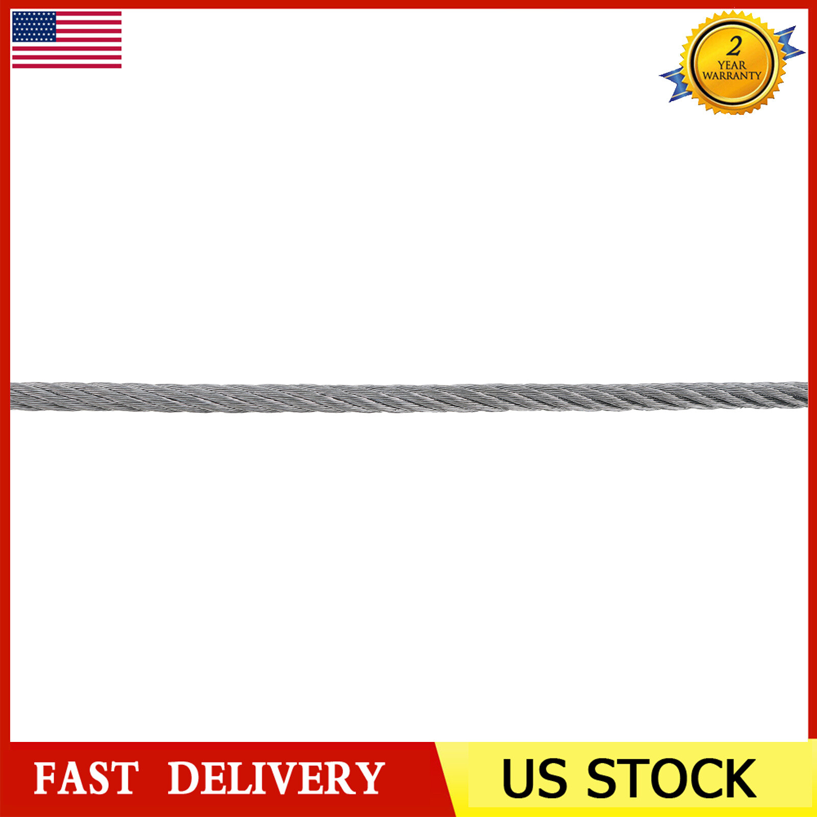 2Pcs Cables 125542 Replacement Cables with EZ Spring Clips for Gorilla Lift