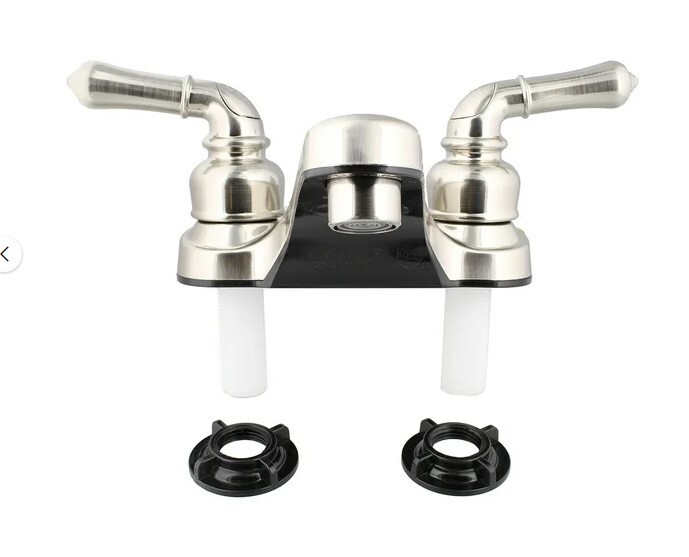 Empire Faucets | RV Lavatory Faucet – 4 IN Nickel Bathroom Faucet for RV Sink