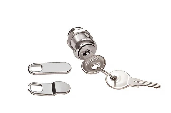 RV Designer L427 0.9″ Lock Offset Standard Key Cam Lock w/ Silicon Rubber Mount
