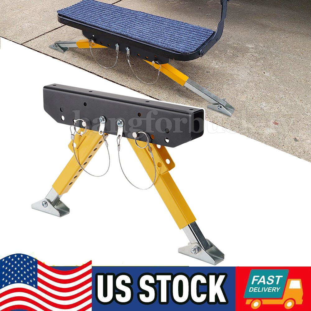 Travel Solid Stance RV Step Stabilizer Kit for 5th Wheels, Trailers & Motorhomes