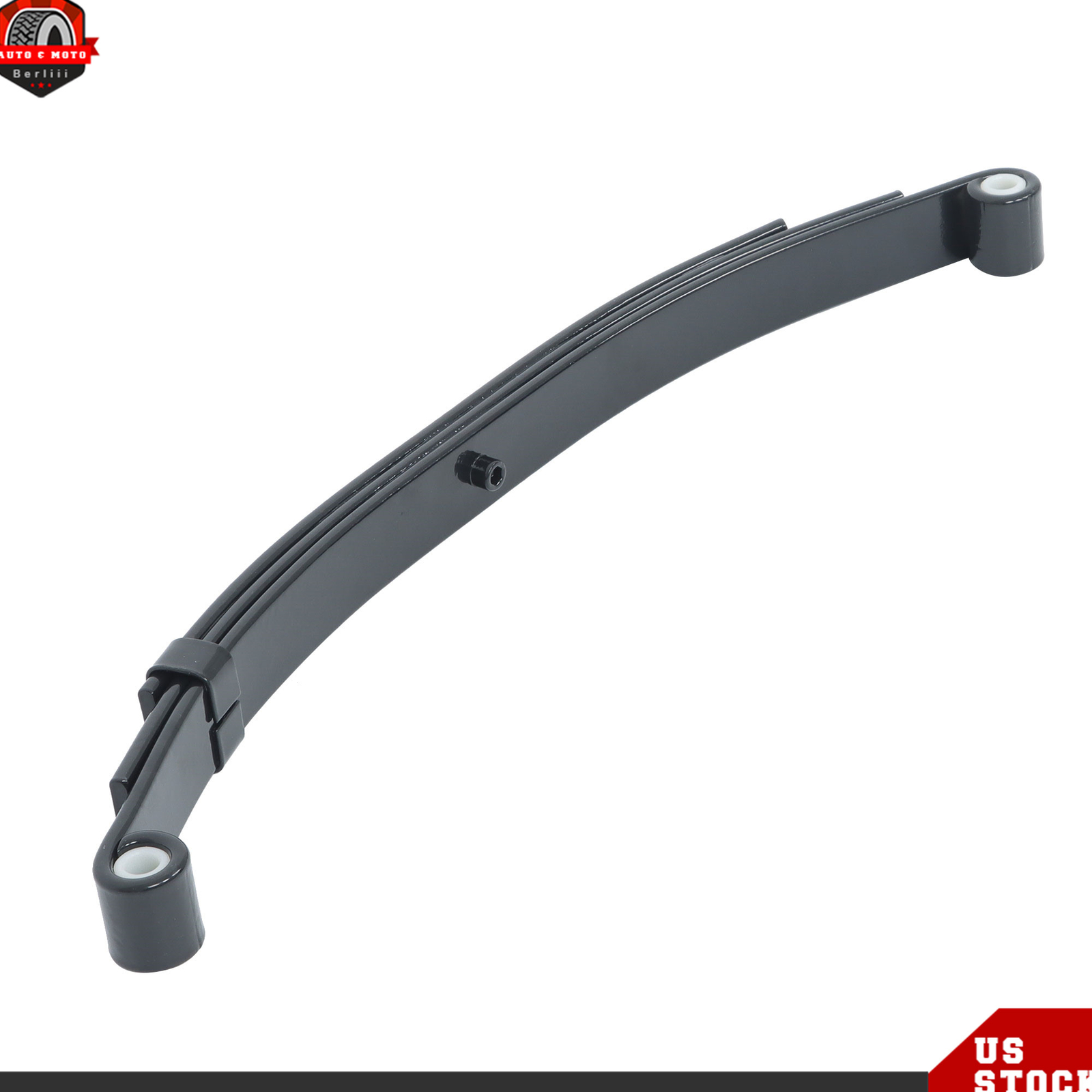 2000lbs 3 Leaf Spring 4000lbs Single Trailer Axle Suspension & U-bolt Hanger Kit