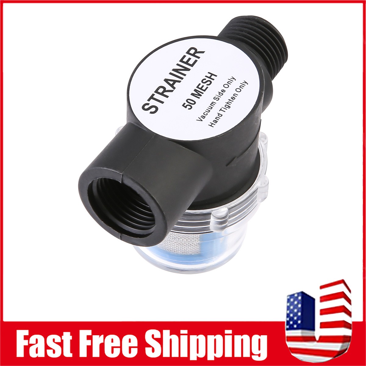 Water Pump Strainer 255-313 RV Camper 1/2 Inch Freshwater Replacement Part New