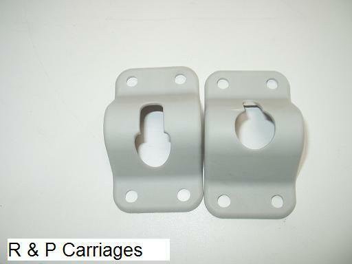 Trailer Cargo Door Hold Back Catch Camper 10″ grey
