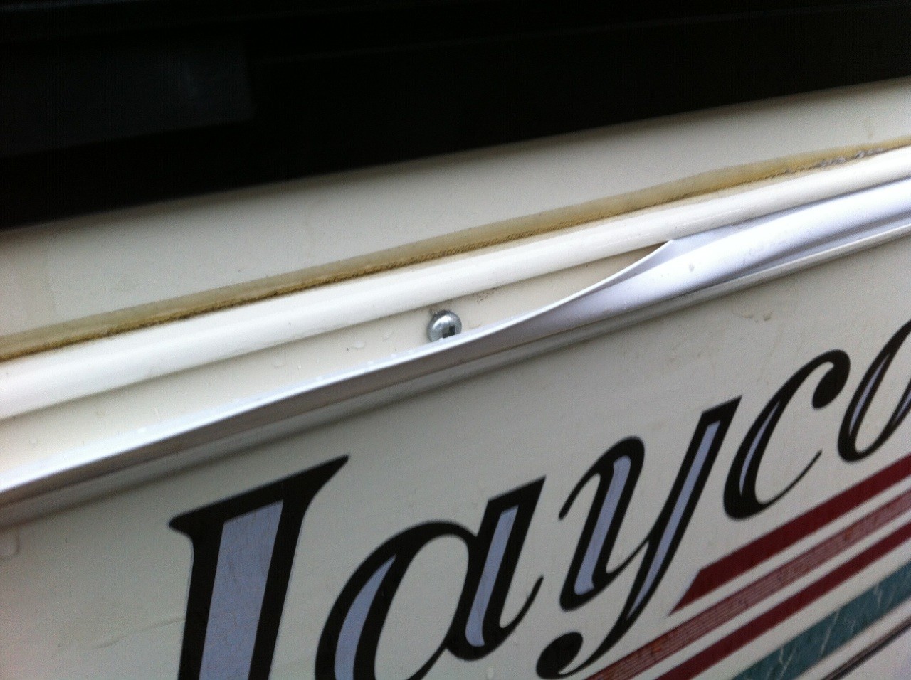 50′ FT Black Vinyl Trim Insert Replacement Trailer Camper RV Motor home Outdoor