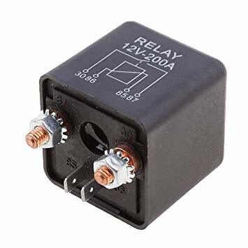 5 Metre Heavy Duty Split Charge Relay Kit – Leisure Battery Auto Charge 200 Amp
