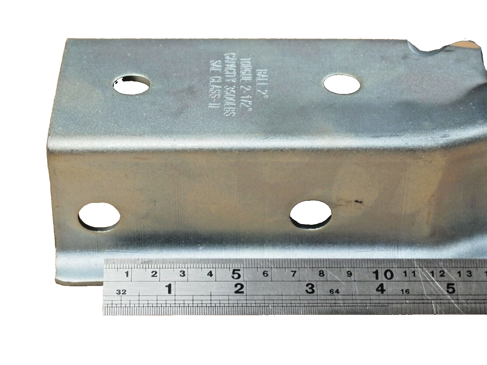 Trailer Hitch Ball Coupler 2″ Hitch ball 2-1/2″ Tongue 3500LBS TLC212