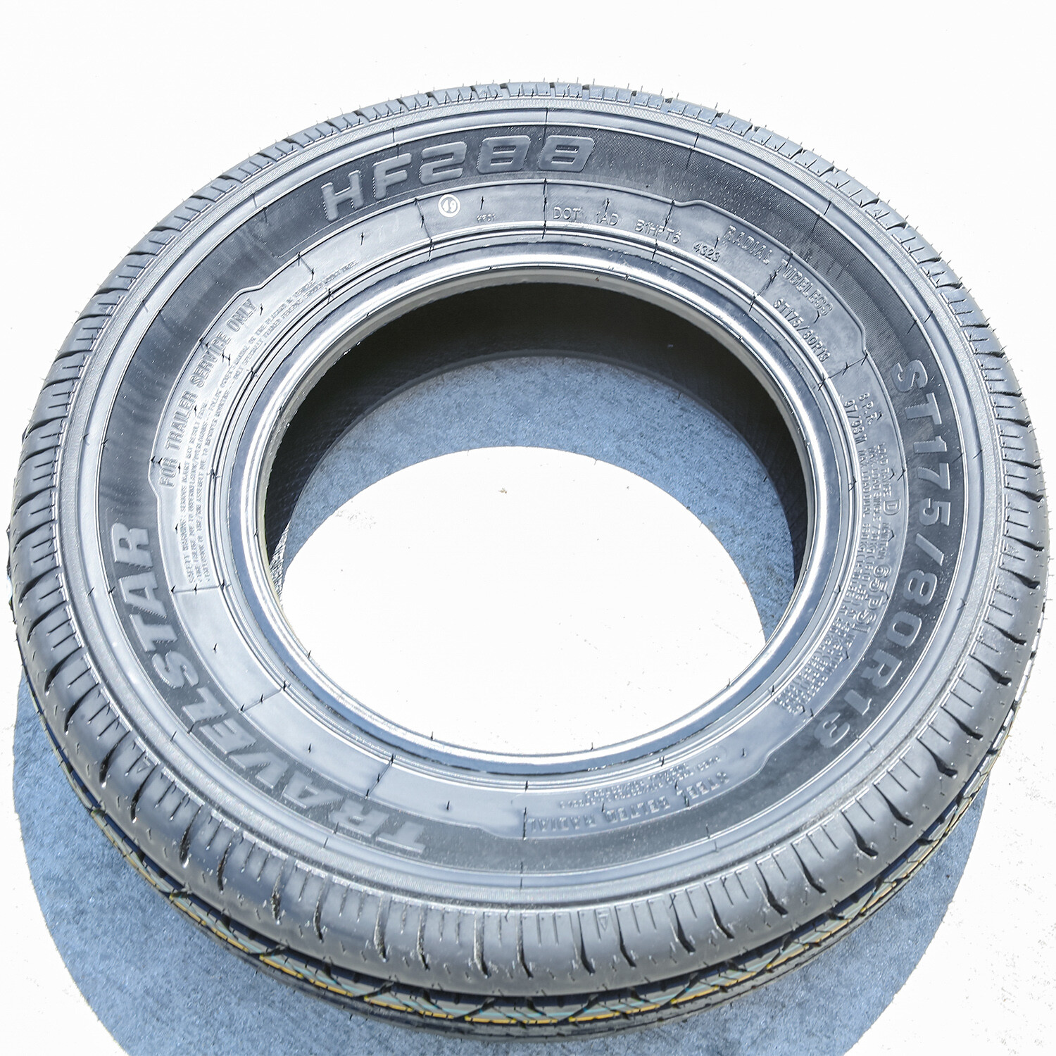 Tire ST 175/80R13 Travelstar HF288 Steel Belted Trailer Load D 8 Ply