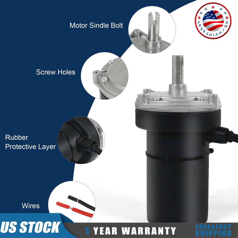 NEW 138445 352338 RV Electric Rear Stabilizer Jack Motor Lippert Components