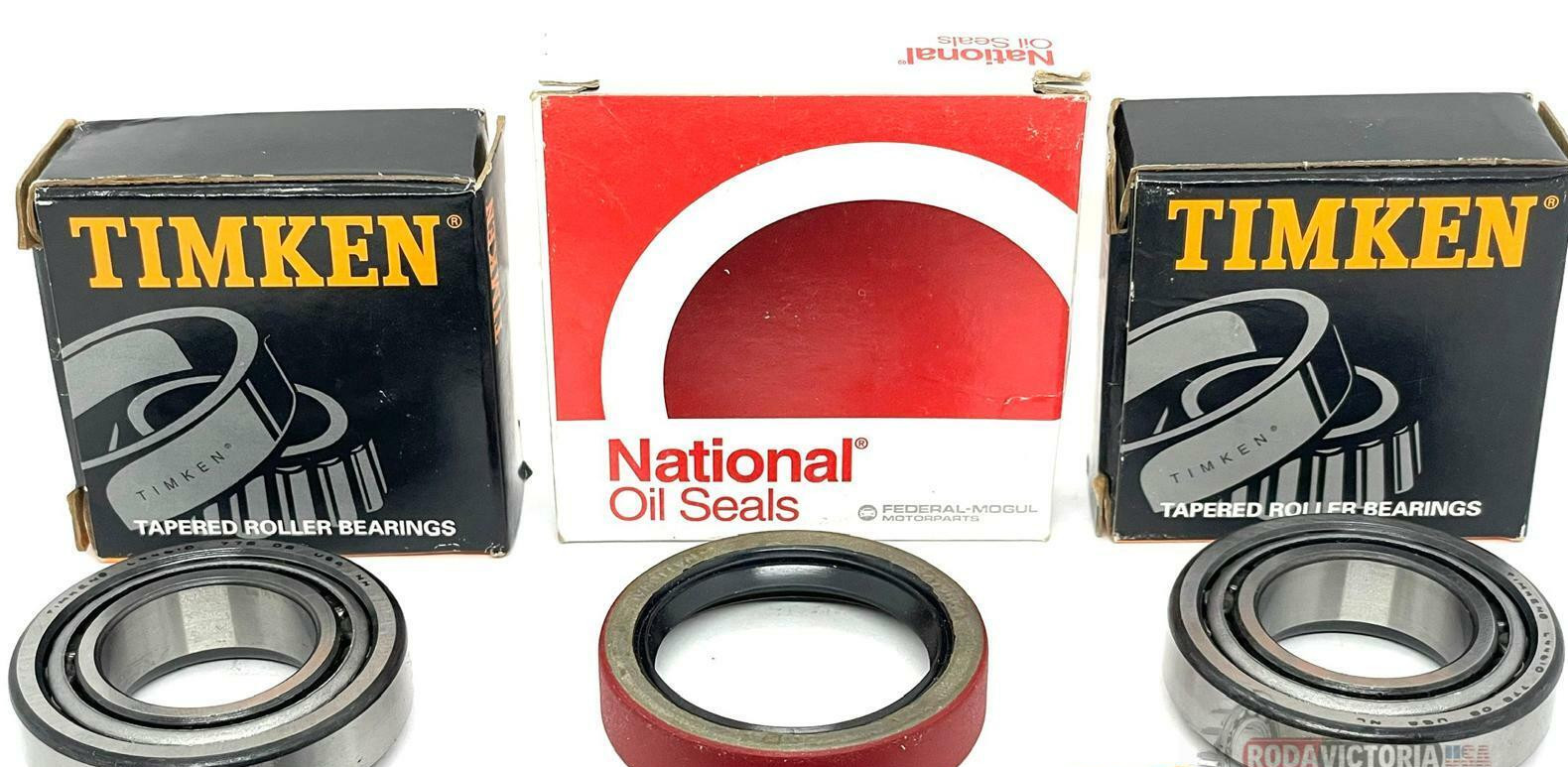 For 2000# EZ Lube Axles 1.00″ L44649 Seal 1.5″ NEW Trailer Hub Wheel Bearing Kit