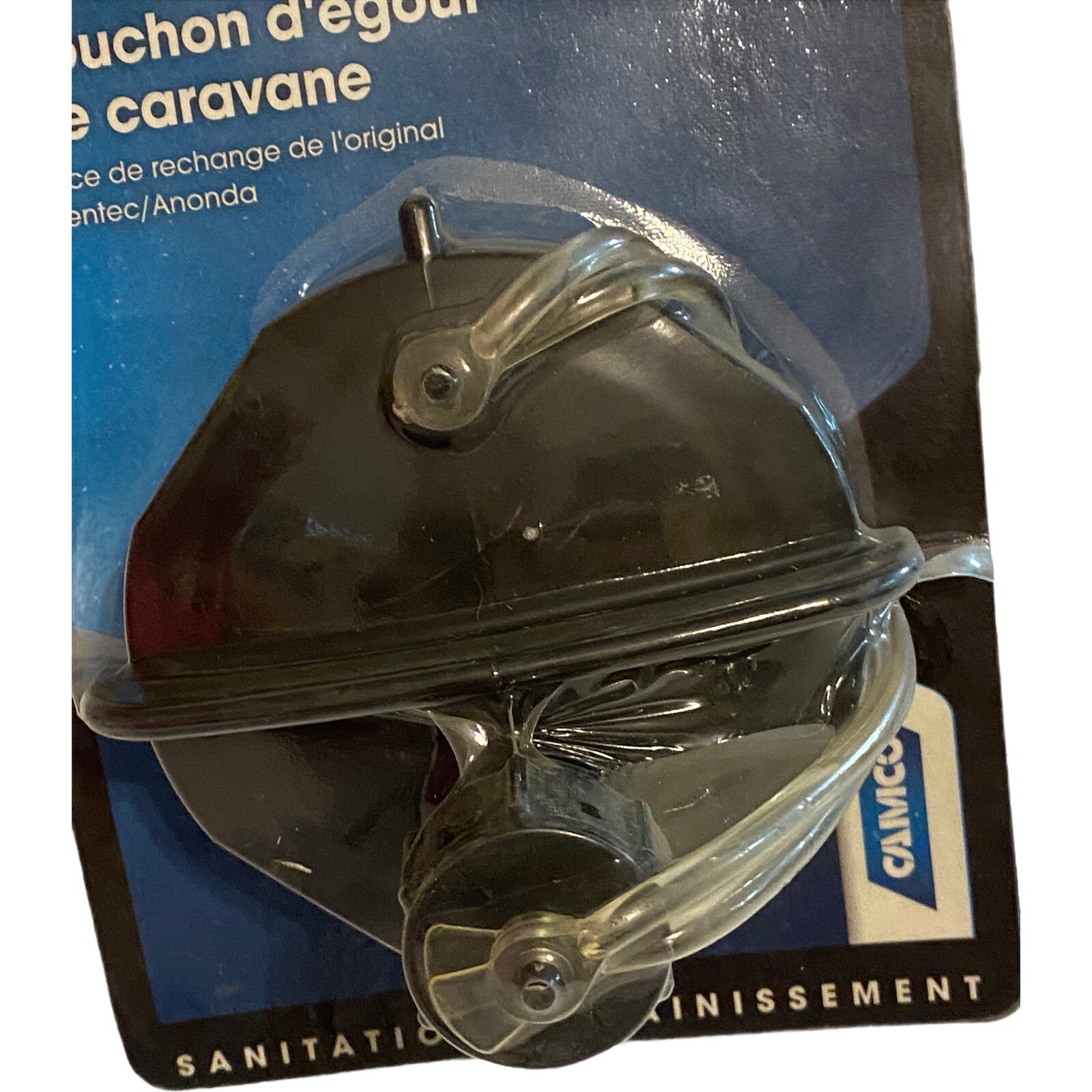 RV Sewer Cap Camco 39463 Sewer Cap W/hose Connection Sanitation Original Camper