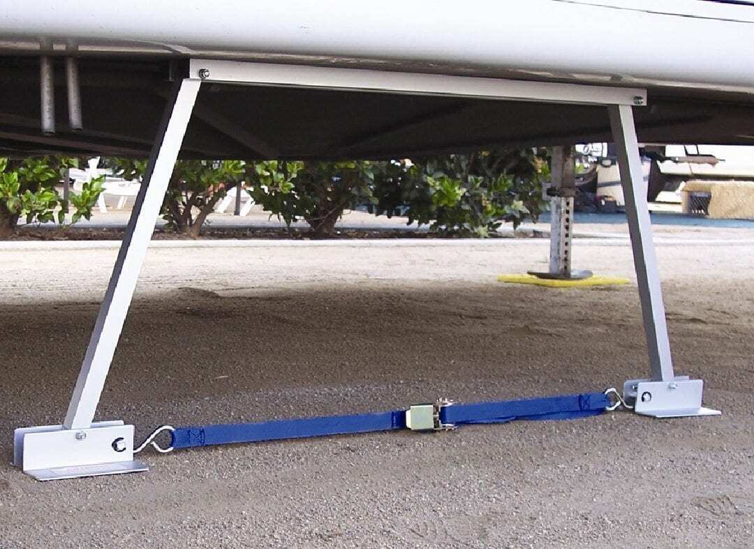 Valterra 020106 Manual Cross Frame Stabilizer Trailer Stabilizer Jack Stand