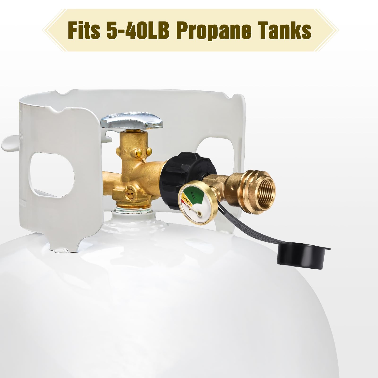 Champs Propane Tank Gauge Level Indicator Leak Detector Propane Gas Gauge Pressu