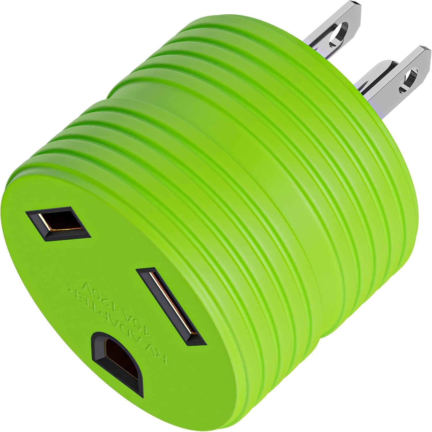 Power Adapter 3 prong 15 amp Male to 30 amp Female RV Camper Generator Plug O…